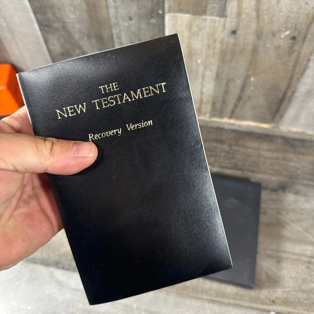 New Testament Recovery Version Bible Black Paperback LSM Living Stream Study